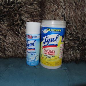 Lysol Wipes & Lysol Spray